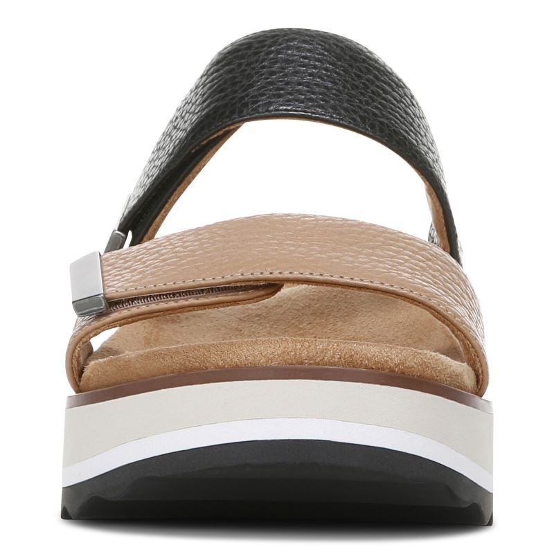 Vionic Brandie Flatform Sandal Svarta | ueoqaYqT