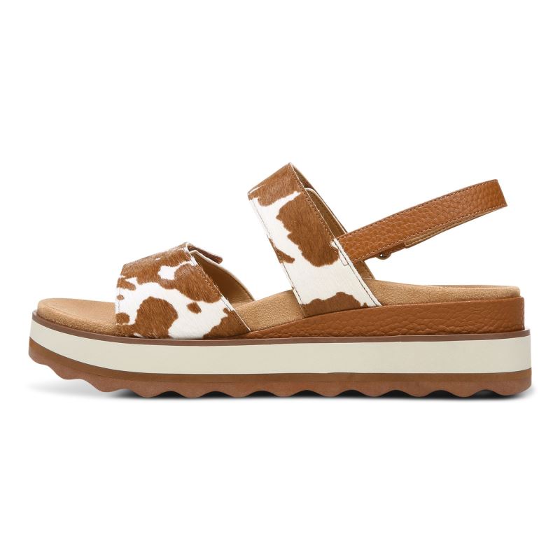 Vionic Brielle Flatform Sandal Bruna | NxzimjIp