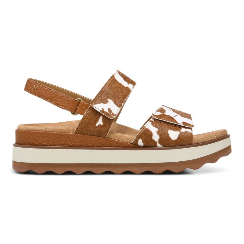 Vionic Brielle Flatform Sandal Bruna | NxzimjIp