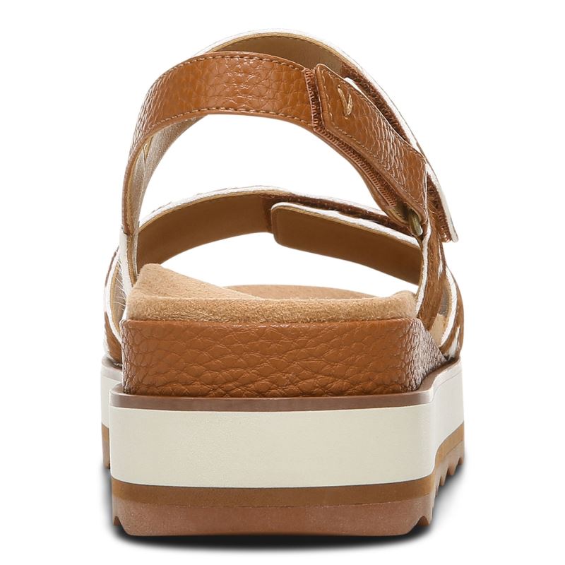 Vionic Brielle Flatform Sandal Bruna | t31bhCm8