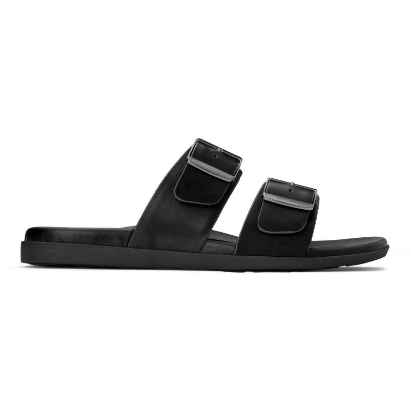 Vionic Charlie Badtofflor Sandal Svarta | P6UNGAFb