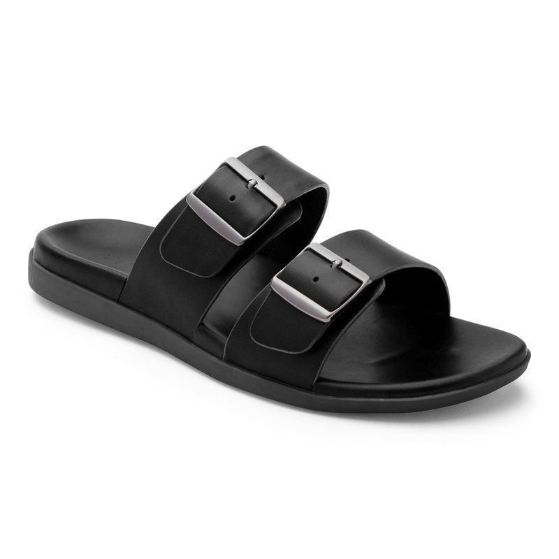 Vionic Charlie Badtofflor Sandal Svarta | P6UNGAFb