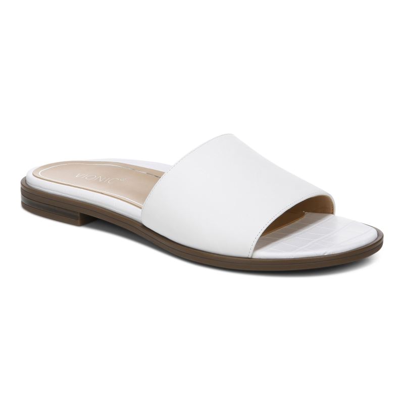 Vionic Demi Badtofflor Sandal Vita | daTTzsZT