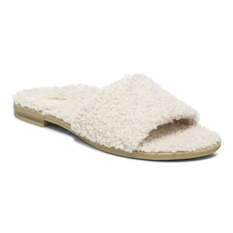 Vionic Demi Shearling Badtofflor Beige | R96EiOYu