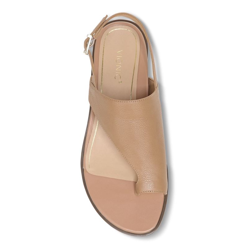 Vionic Ella Sandal Beige | CCVfCrrN