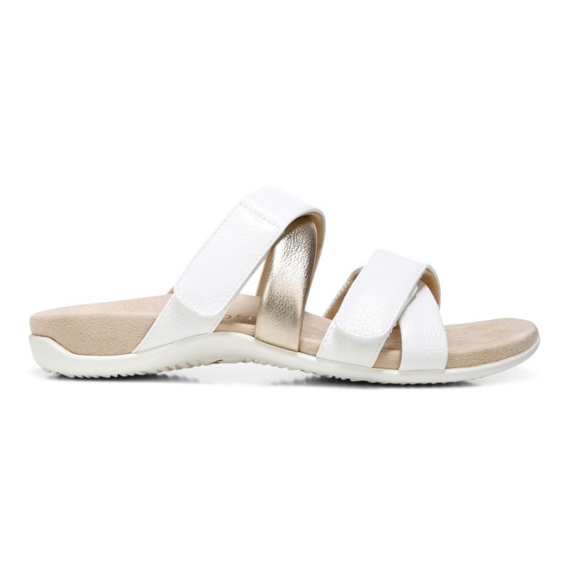 Vionic Hadlie Badtofflor Sandal Vita | jEYsUHtF