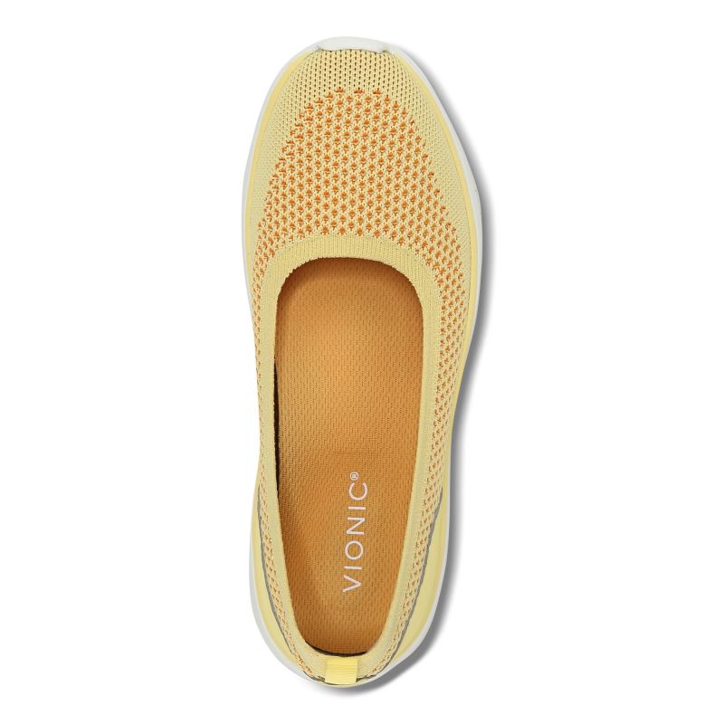 Vionic Kallie Slip on Sneaker Orange | E9Wd1FLl