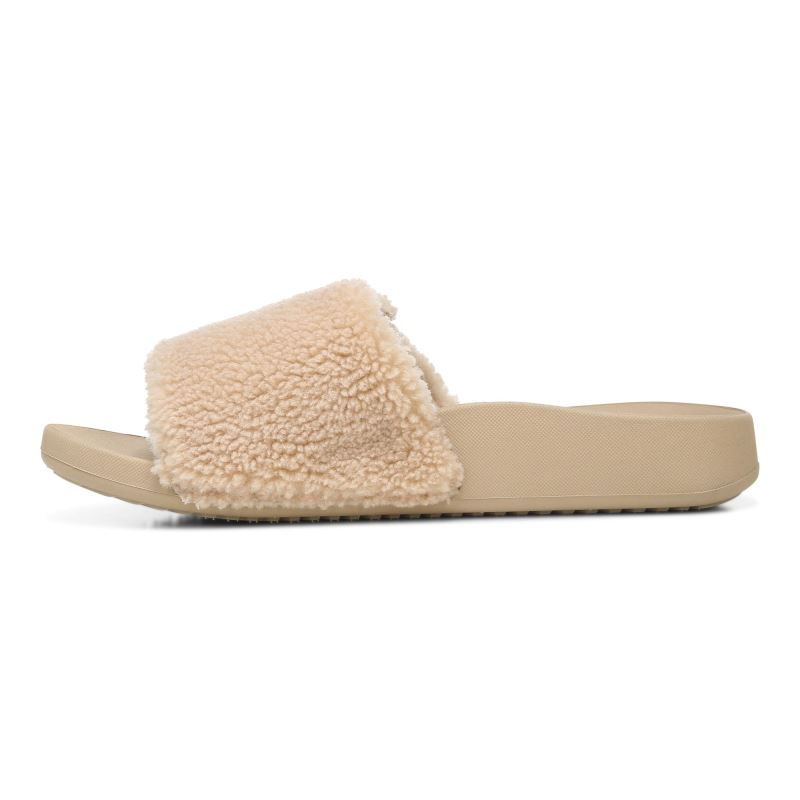 Vionic Keira Badtofflor Sandal Beige | PFzxhJws