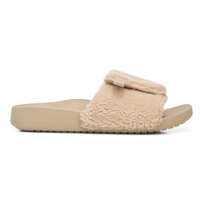 Vionic Keira Badtofflor Sandal Beige | PFzxhJws