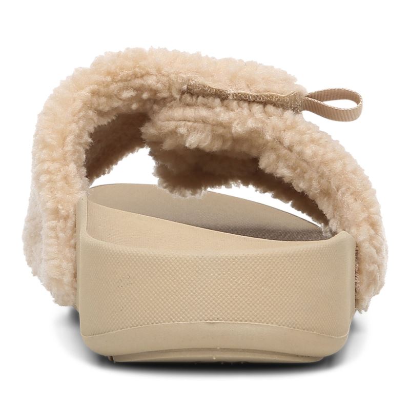 Vionic Keira Badtofflor Sandal Beige | PFzxhJws