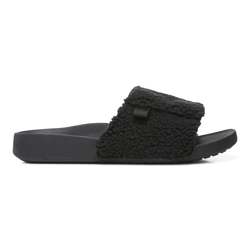 Vionic Keira Badtofflor Sandal Svarta | LgFaFG1g