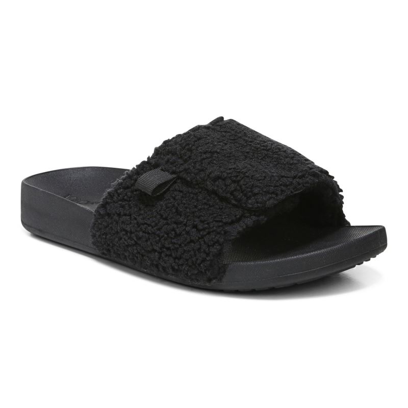 Vionic Keira Badtofflor Sandal Svarta | ho59NEtx