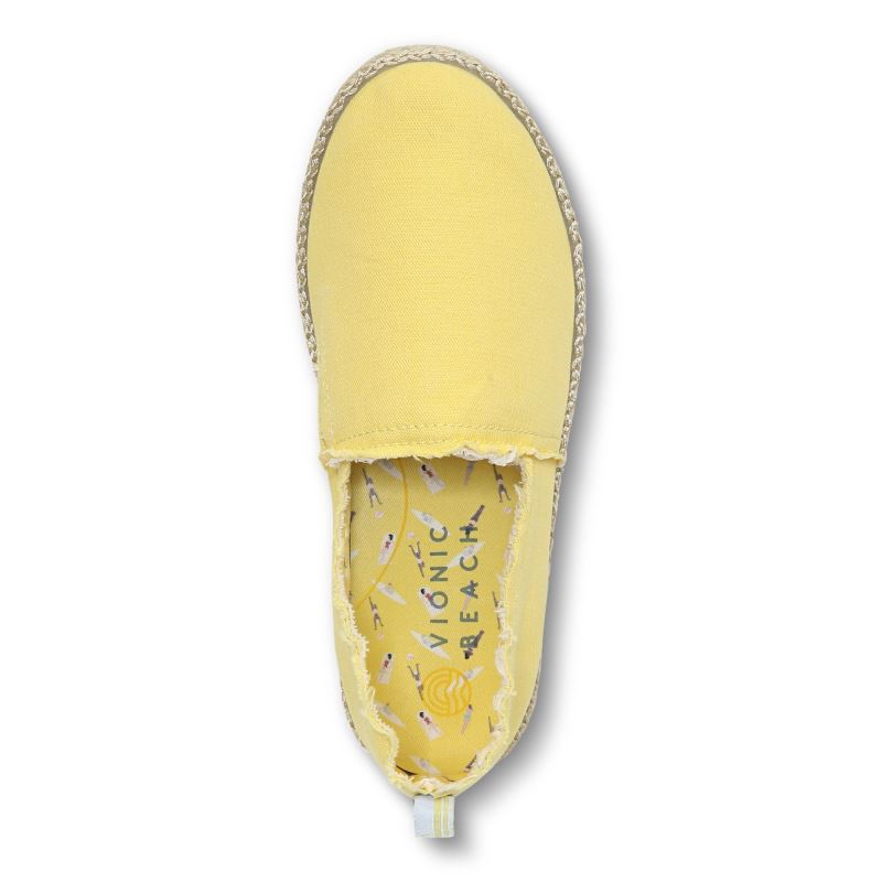 Vionic Laguna Espadrille Gula | 9LlyGGXb