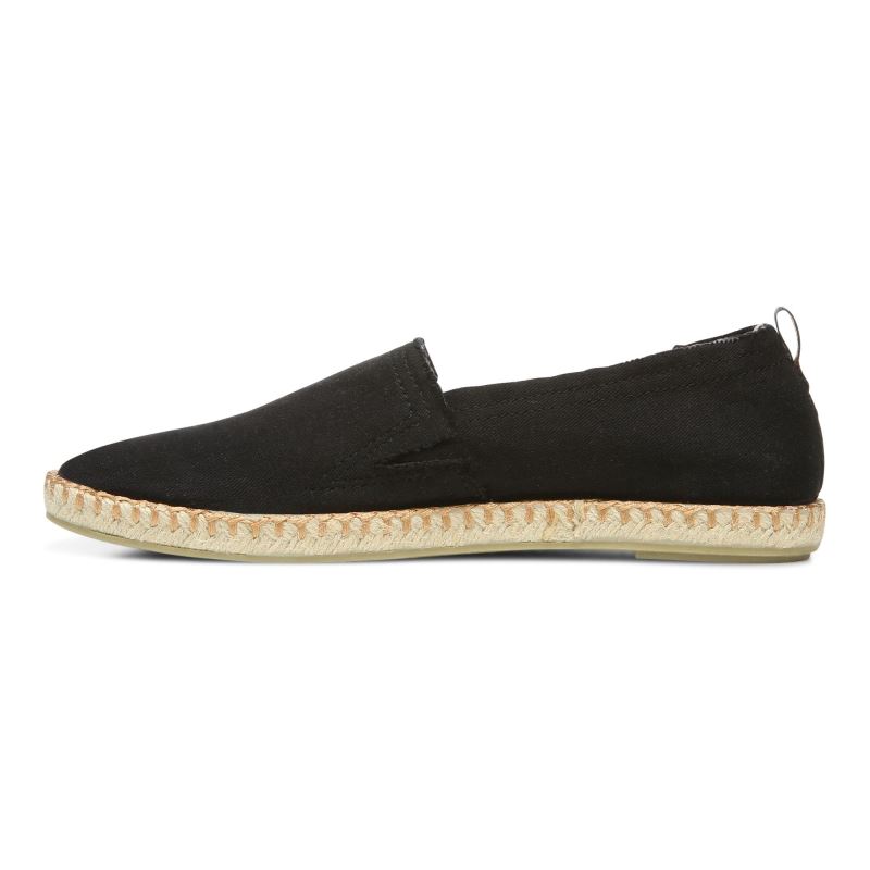 Vionic Laguna Espadrille Svarta | Sif2AnFf