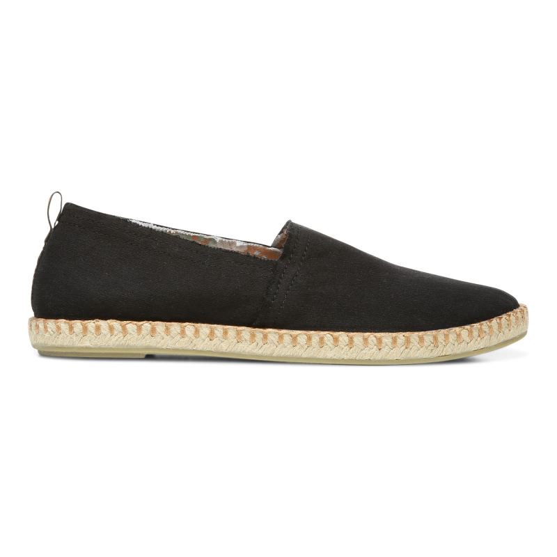 Vionic Laguna Espadrille Svarta | Sif2AnFf