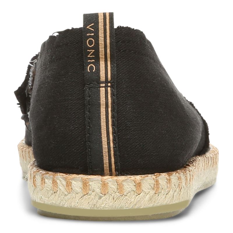 Vionic Laguna Espadrille Svarta | Sif2AnFf