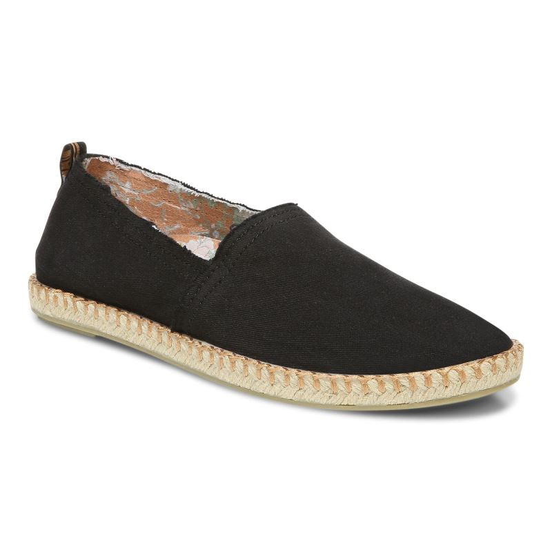 Vionic Laguna Espadrille Svarta | Sif2AnFf