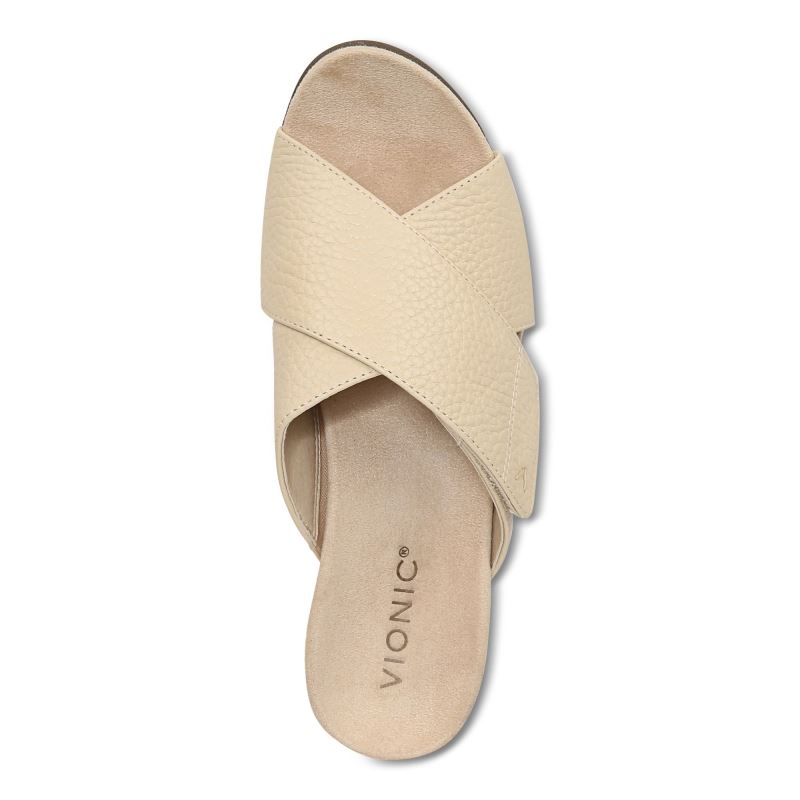 Vionic Leticia Kilklack Sandal Beige | 2zEze68T