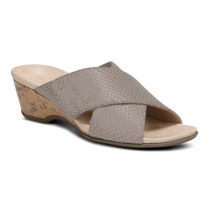 Vionic Leticia Kilklack Sandal Grå | DRjmccvy