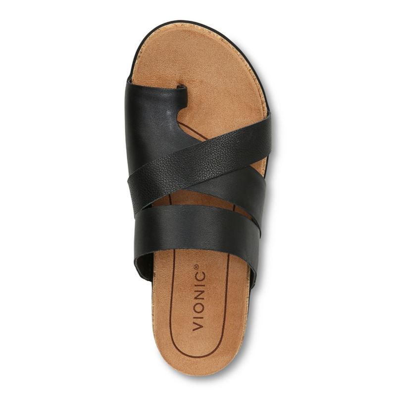 Vionic Luelle Sandal Svarta | O7t9V6k5