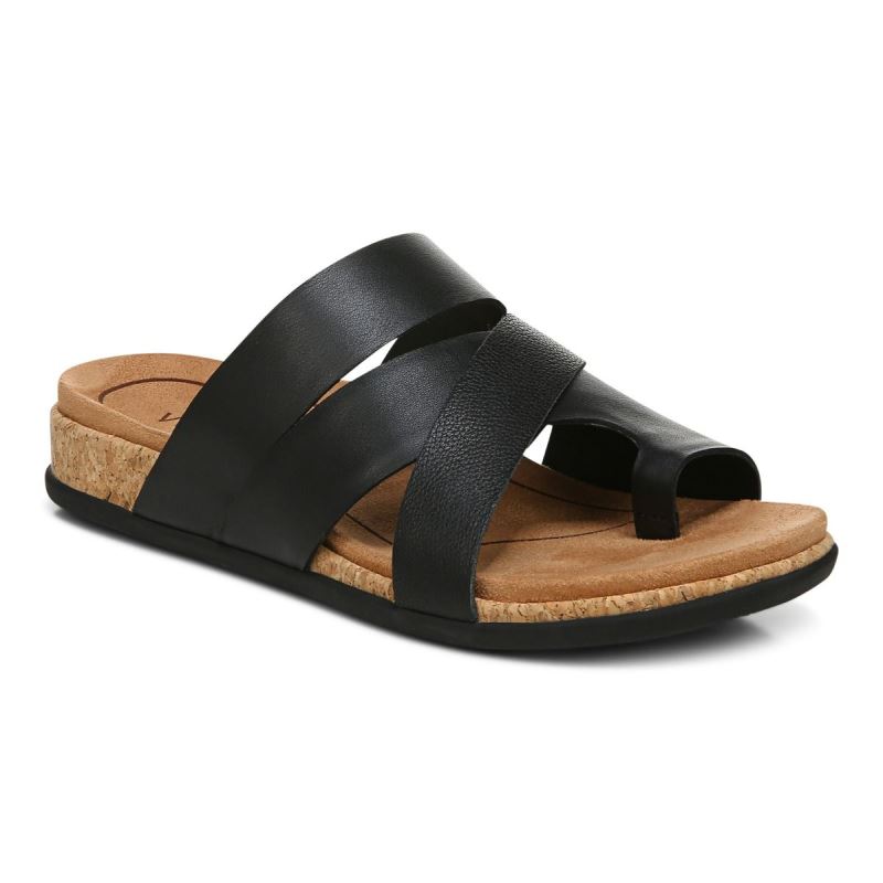 Vionic Luelle Sandal Svarta | O7t9V6k5