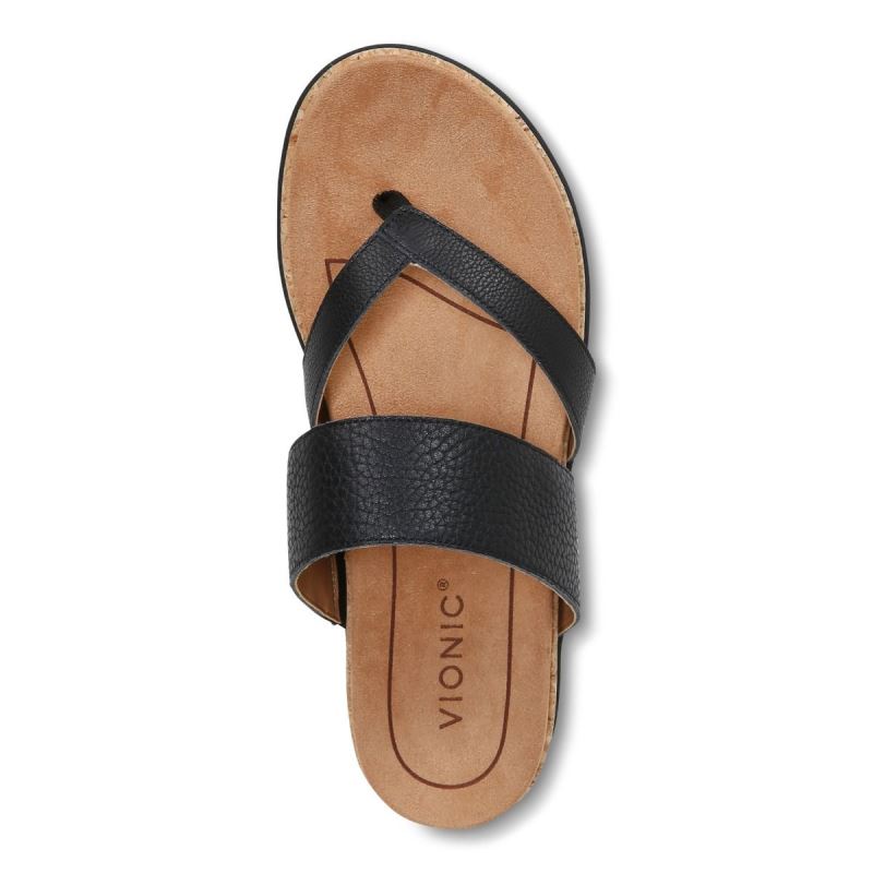 Vionic Marvina Sandal Svarta | e711TNOt