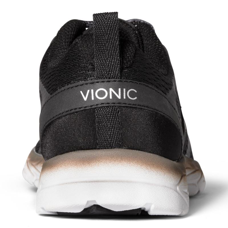 Vionic Miles Active Sneaker Svarta | EO4urbfv