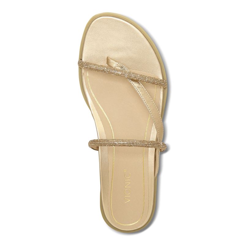 Vionic Prism Sandal Guld | zft6sfVr