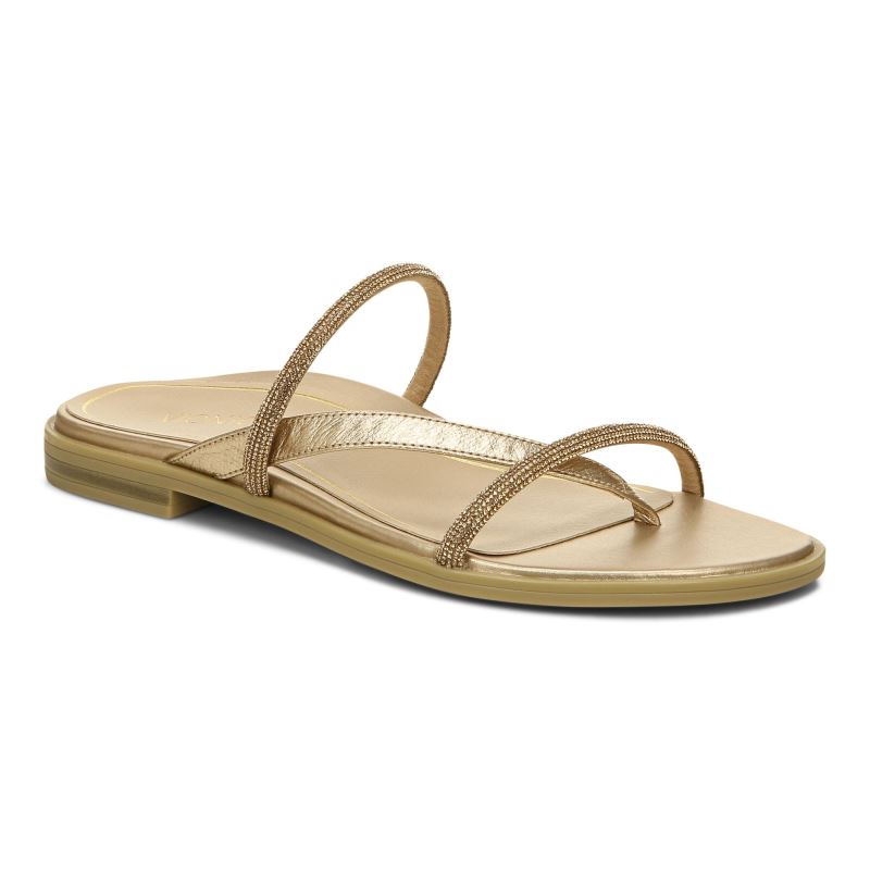 Vionic Prism Sandal Guld | zft6sfVr