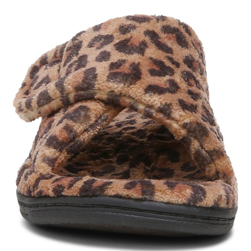 Vionic Relax Slippers Bruna Leopard | ao5g6wO7