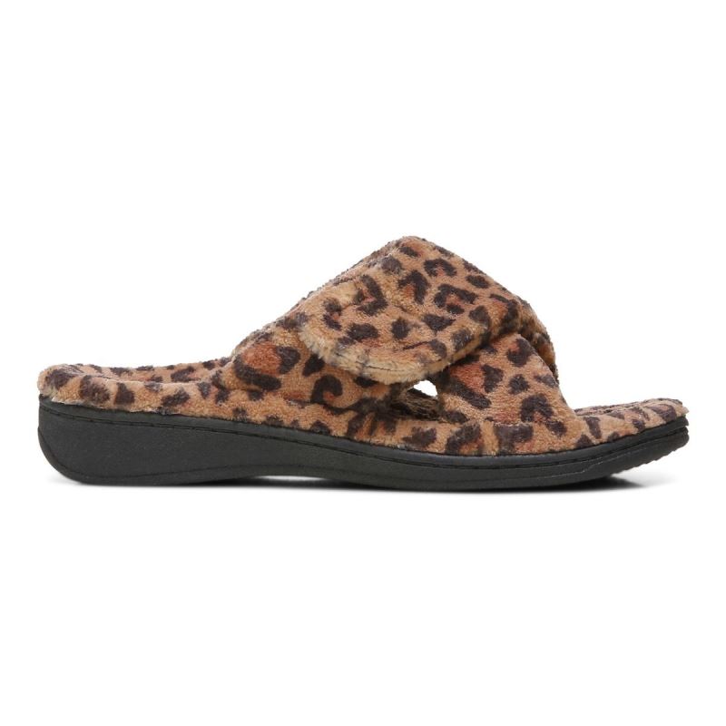 Vionic Relax Slippers Bruna Leopard | ao5g6wO7