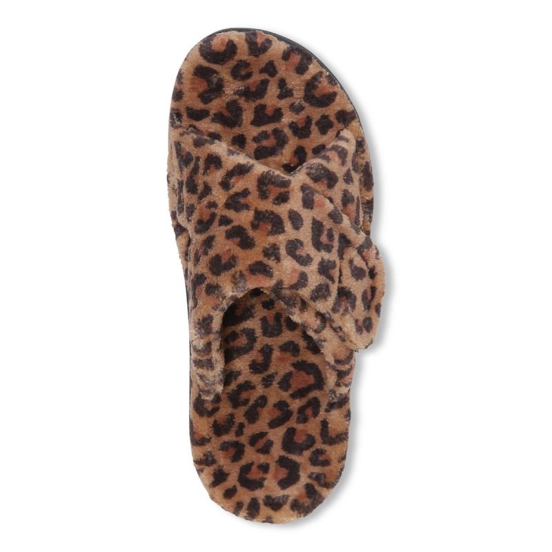 Vionic Relax Slippers Bruna Leopard | ao5g6wO7