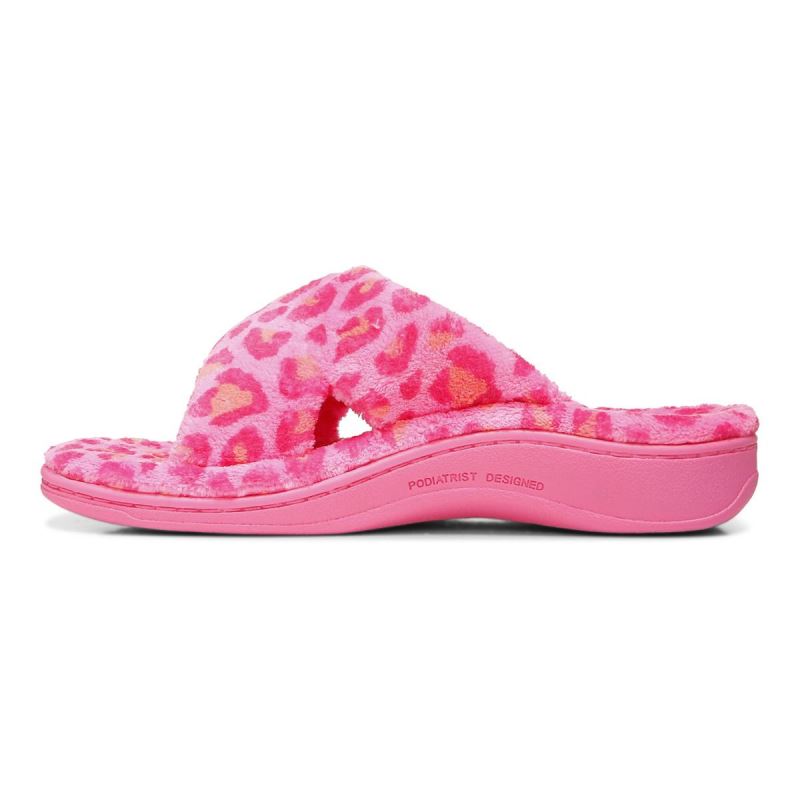 Vionic Relax Slippers Leopard | z8dm38TS