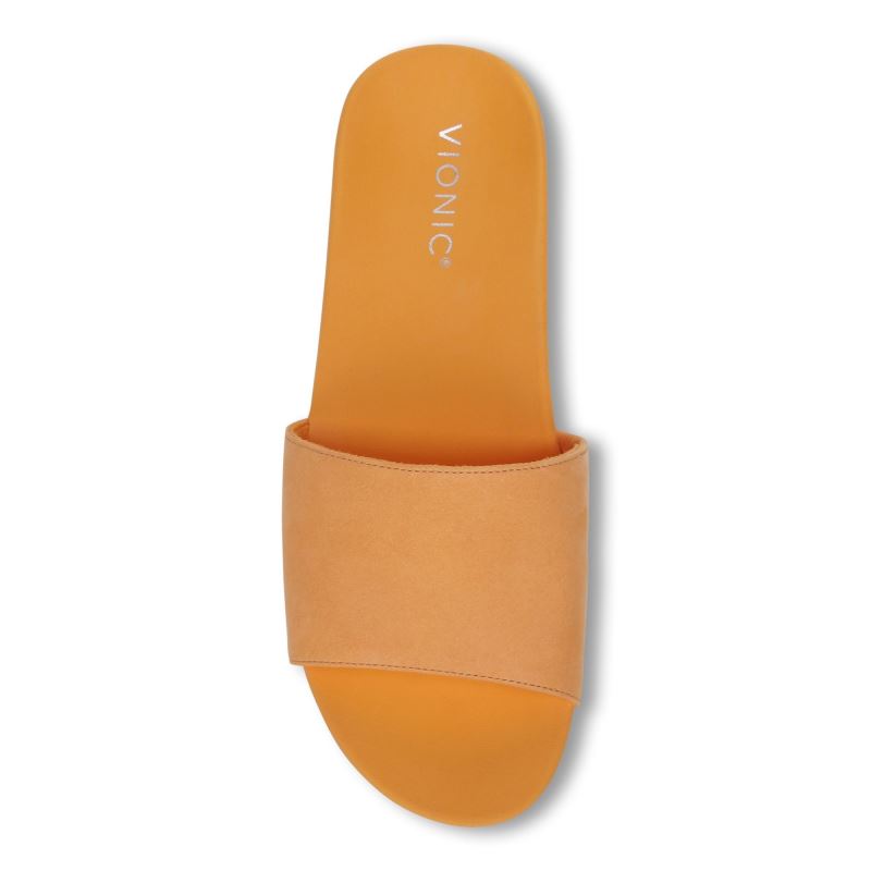 Vionic Val Badtofflor Sandal Orange | tn97GZM7