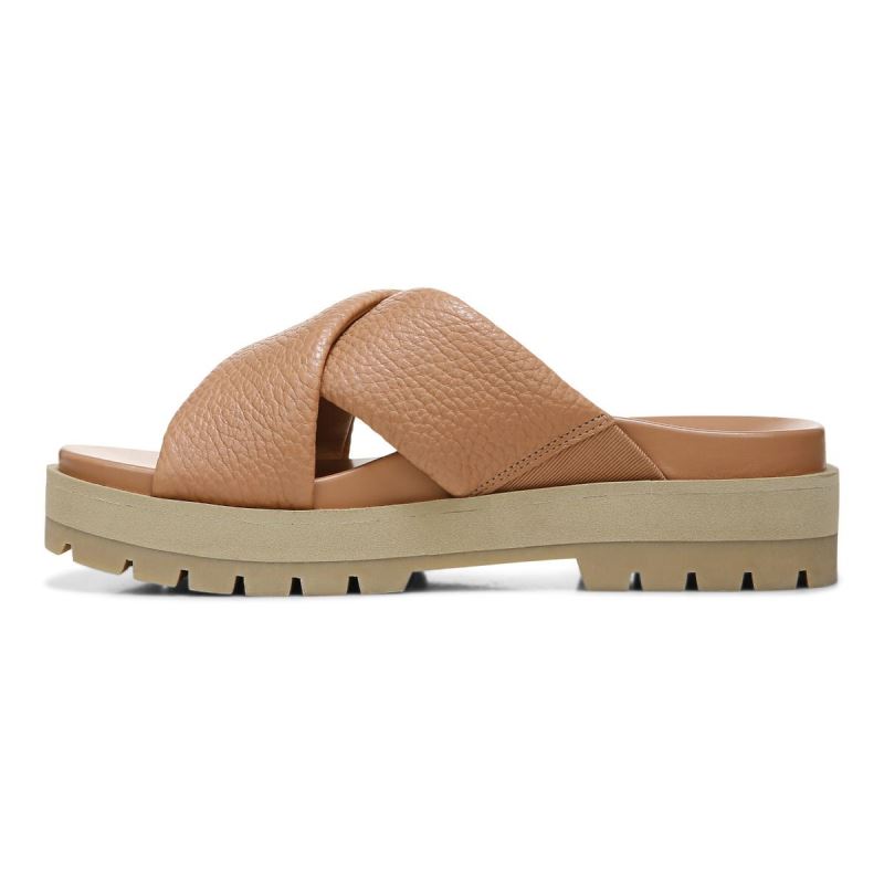 Vionic Vesta Flatform Lug Sandal Bruna | NGmB0kuW