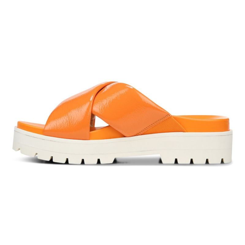 Vionic Vesta Flatform Lug Sandal Guld | 5jnqNbsG