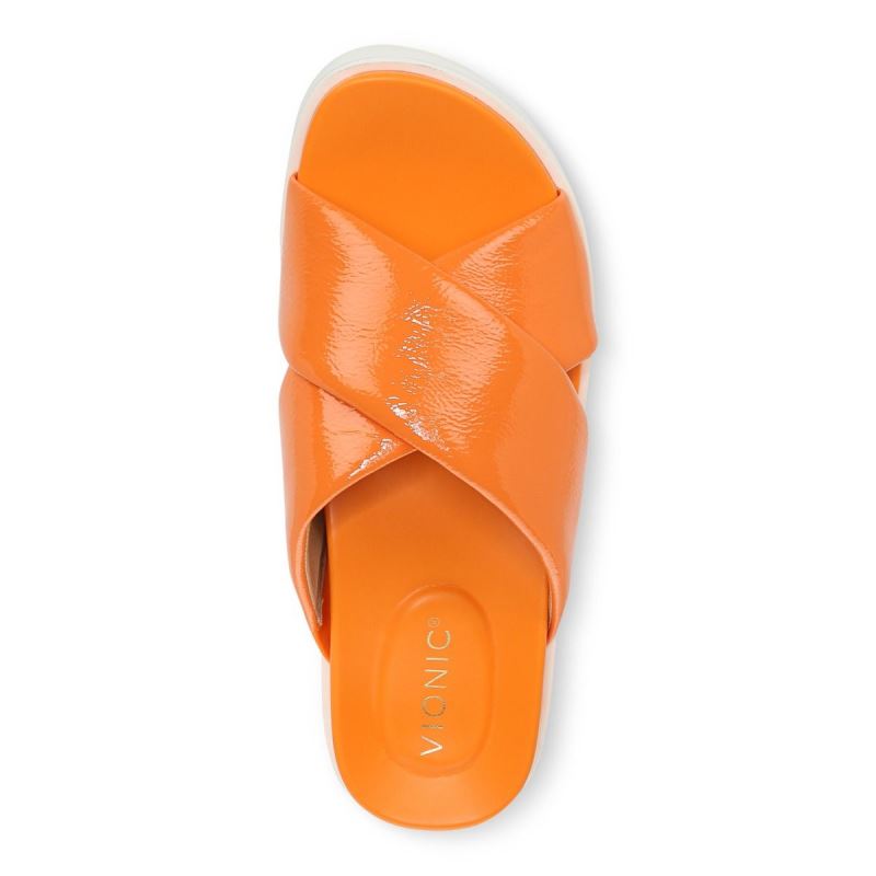 Vionic Vesta Flatform Lug Sandal Guld | zO4TzRQQ