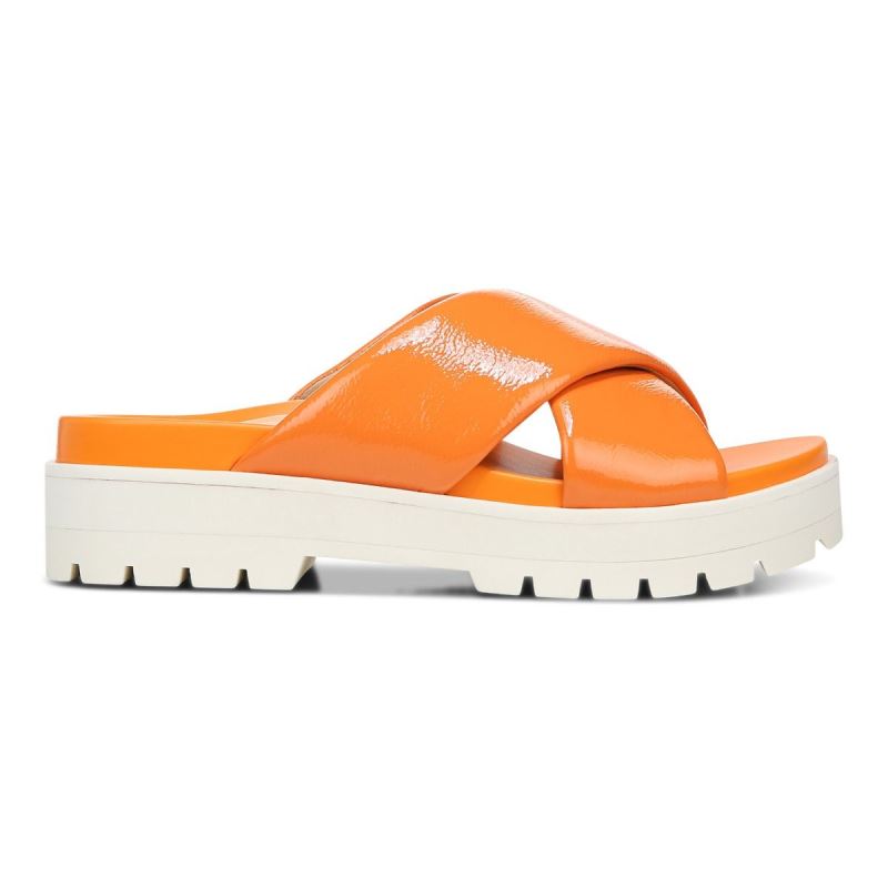 Vionic Vesta Flatform Lug Sandal Guld | zO4TzRQQ