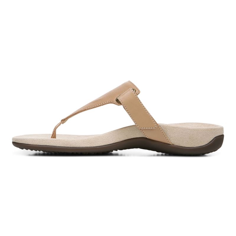 Vionic Wanda T-Rem Sandal Bruna | BM0ZCRDm