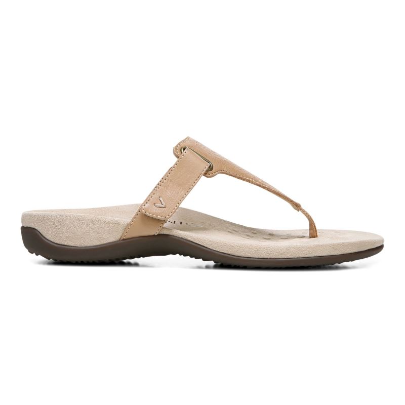 Vionic Wanda T-Rem Sandal Bruna | BM0ZCRDm