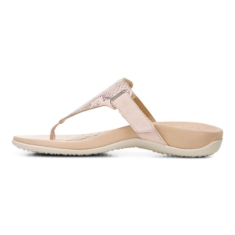 Vionic Wanda T-Rem Sandal Ljus | 0TsoTIc6