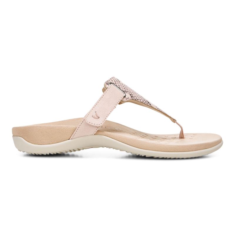 Vionic Wanda T-Rem Sandal Ljus | 0TsoTIc6