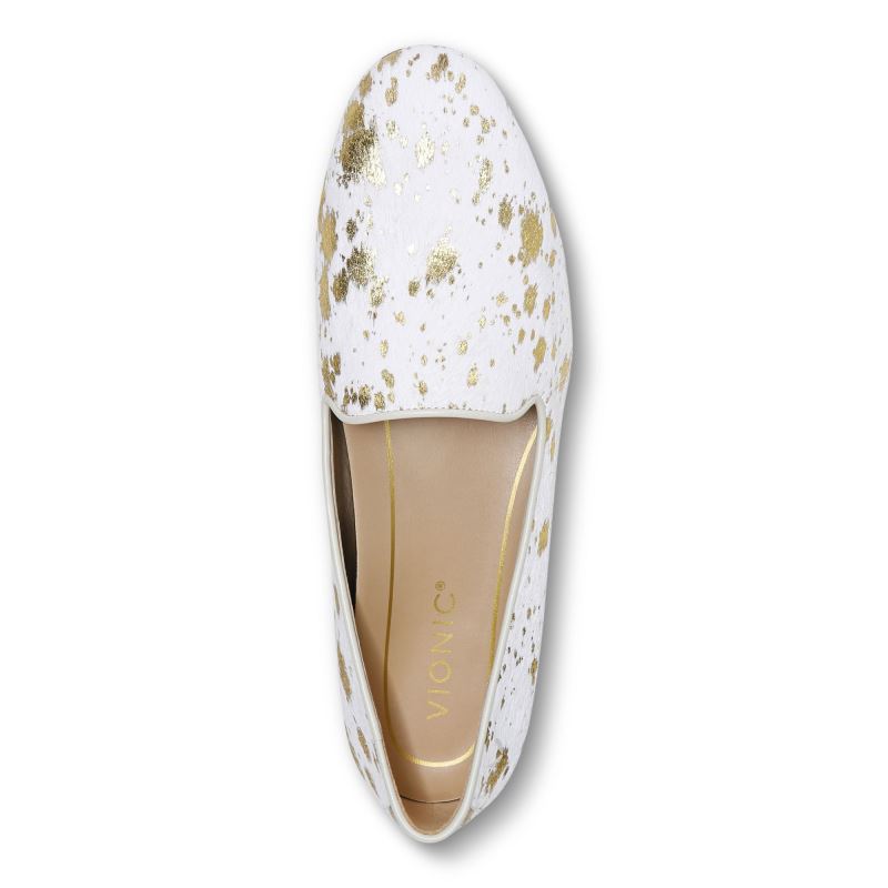 Vionic Willa Slip on Platta Guld | E4xfg9DR