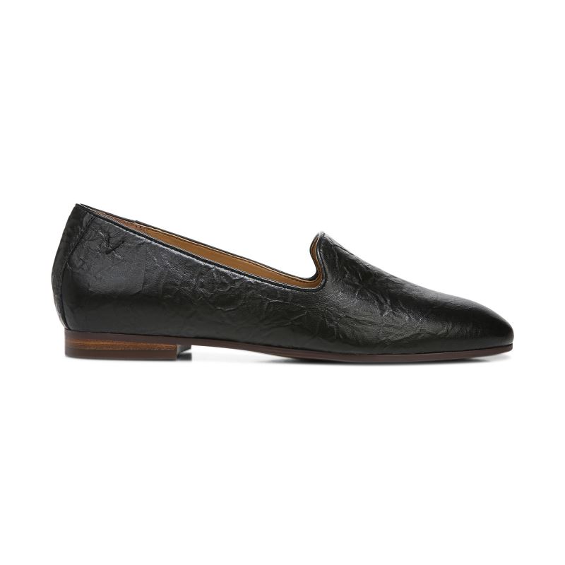 Vionic Willa Slip on Platta Svarta | lptXHbes