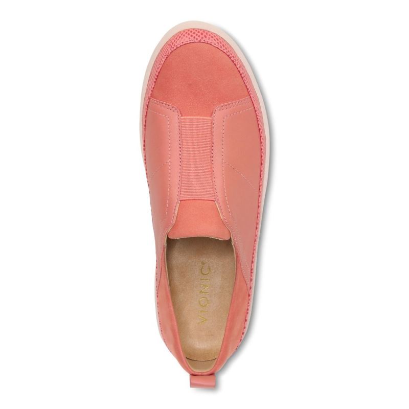 Vionic Zinah Slip on Sneaker Korall | pfKoCArO