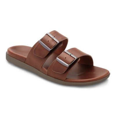 Vionic Charlie Badtofflor Sandal Bruna | 9an1fBvp