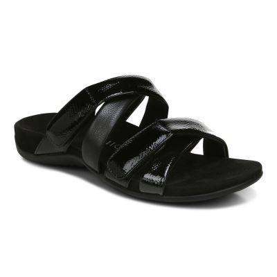 Vionic Hadlie Badtofflor Sandal Svarta | B2BtL2Hc