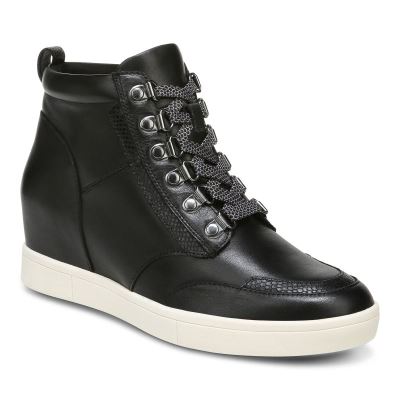 Vionic Jordy High Top Svarta | 7cuyMQDZ