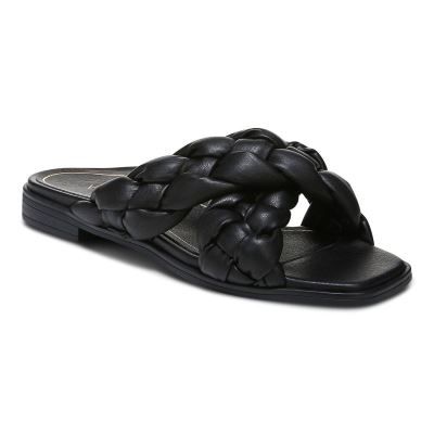 Vionic Kalina Badtofflor Sandal Svarta | tz8Z8Rl5