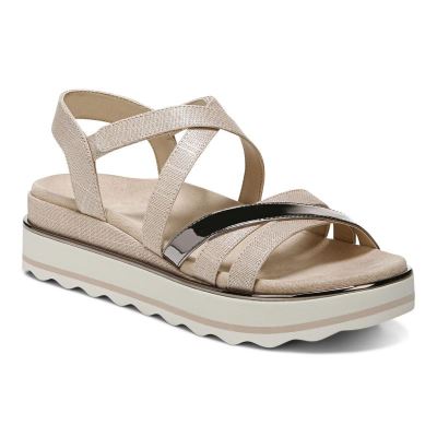 Vionic Kellyn Flatform Sandal Ljus | dRpQKvGI